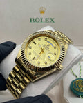 Rolex Oyster Gold With Gold Dial