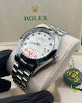 Rolex Oyster Silver With White Dial