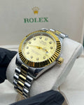 Rolex Oyster Truetone With Gold Cut Dial