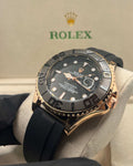 Rolex Strap rose gold black Rotating Dial