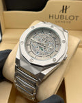 Hublot Diamond Cut Gray Dial