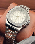 Patek Phillippe silver with White Dial